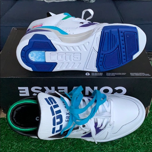 Converse ERX 260 MID Wht/court purple/bold Jade Wm - Picture 3 of 16